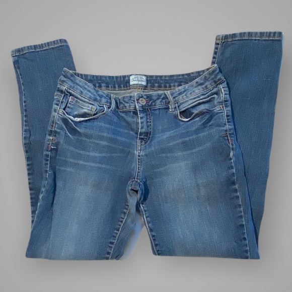 Aeropostale low-rise jeggings jeans low mid Sz 13/14 - Picture 3 of 13